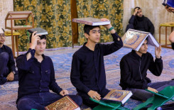 بحضور جمع من المؤمنين ... معهد القرآن الكريم يحي ليالي القدر المباركة في كربلاء المقدسة