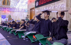 بحضور جمع من المؤمنين ... معهد القرآن الكريم يحي ليالي القدر المباركة في كربلاء المقدسة