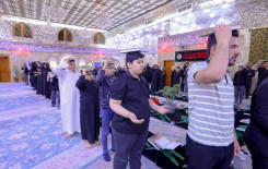 بحضور جمع من المؤمنين ... معهد القرآن الكريم يحي ليالي القدر المباركة في كربلاء المقدسة