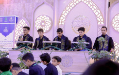 بحضور جمع من المؤمنين ... معهد القرآن الكريم يحي ليالي القدر المباركة في كربلاء المقدسة