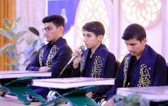 بحضور جمع من المؤمنين ... معهد القرآن الكريم يحي ليالي القدر المباركة في كربلاء المقدسة