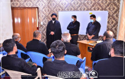 معتمد المرجعية الدينية العليا في النجف الأشرف يزور معهد القرآن الكريم فرع بابل