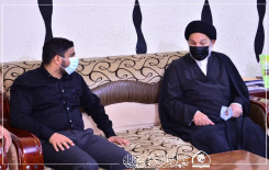 معتمد المرجعية الدينية العليا في النجف الأشرف يزور معهد القرآن الكريم فرع بابل