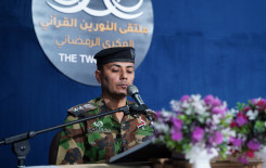 منتسبو القوات الأمنية يشاركون في الختمة القرآنية الرمضانية بمحافظة بابل