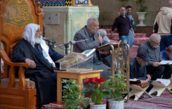 المَجمَع العلمي يُقيم ختمةً تعليميةً لزائري مرقد أبي الفضل العباس (عليه السلام)