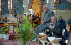 المَجمَع العلمي يُقيم ختمةً تعليميةً لزائري مرقد أبي الفضل العباس (عليه السلام)