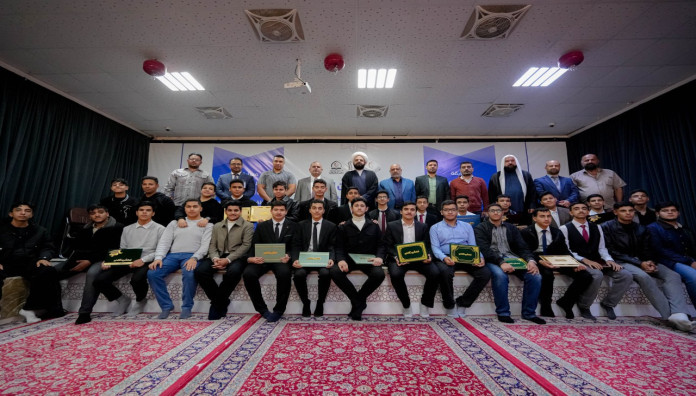 المَجمَع العلميّ يقيم مسابقة الثقلين الفرقية الأولى لطلبة مدارس كربلاء