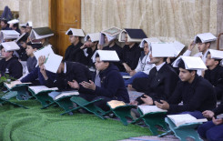 المجمع العلمي يحيي ليلة القدر الأولى في مقام الإمام المهدي (عجل الله فرجه)