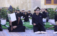 المجمع العلمي يحيي ليلة القدر الأولى في مقام الإمام المهدي (عجل الله فرجه)