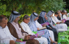 المَجمَع العلميّ يواصلُ إقامةَ مشروعه (بَرّوا أمواتَكم بالقرآن) في قضاء الهندية