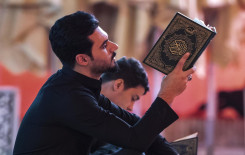 بمشاركة (300) طالب من جامعة كربلاء المَجمَع العلميّ يحيي مراسم ليلة القدر في سامرّاء