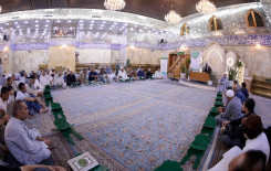 المجمع العلمي يقدِّم دروسًا تعليمية لزائري مقام الإمام المهدي (عجّل الله فرجه الشريف) في كربلاء