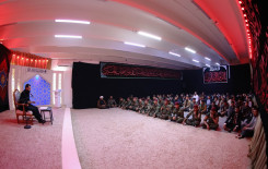 المَجمَعُ العلميّ وفرقةُ العباس يقيمان مجلسَ عزاءٍ للإمام الهادي (عليه السلام) في كربلاء