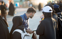 المجمع العلمي يفتتح (18) محطةً قرآنيةً لخدمة زائري الأربعين في قضاء الهندية