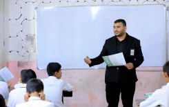 المَجمَع العلميّ يواصل إقامة محاضراته القرآنية في مدارس كربلاء