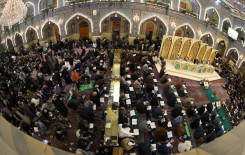 المجمع العلمي يختتم فعاليات الختمة المركزية في صحن مرقد أبي الفضل العباس (عليه السلام)