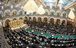 المجمع العلمي يختتم فعاليات الختمة المركزية في صحن مرقد أبي الفضل العباس (عليه السلام)