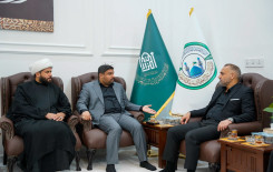 المَجمَع العلميّ ومزار العلوية شريفة يناقشان استعدادات ملتقى النورين الرمضاني في بابل