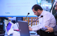 جانب من لقاء فريقي محافظة البصرة ومحافظة بغداد في الجولة الخامسة ضمن المرحلة الأولى من المسابقة القرآنية الفرقية الوطنية الخامسة