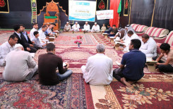 جانب من الختمات القرآنية الرمضانية المرتلة في (جامع الامام المهدي (عجل الله تعالى فرجه الشريف) - ناحية المهناوية ، حسينية أبو حلان - ناحية الحرية ، مسجد السيدة زينب (عليها السلام) - ناحية الحرية ) التي يقيمها معهد القرآن الكريم فرع النجف الأشرف التابع ل