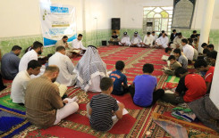 جانب من الختمات القرآنية الرمضانية المرتلة في (جامع الامام المهدي (عجل الله تعالى فرجه الشريف) - ناحية المهناوية ، حسينية أبو حلان - ناحية الحرية ، مسجد السيدة زينب (عليها السلام) - ناحية الحرية ) التي يقيمها معهد القرآن الكريم فرع النجف الأشرف التابع ل