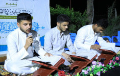جانب من الختمات القرآنية الرمضانية المرتلة في (جامع الامام المهدي (عجل الله تعالى فرجه الشريف) - ناحية المهناوية ، حسينية أبو حلان - ناحية الحرية ، مسجد السيدة زينب (عليها السلام) - ناحية الحرية ) التي يقيمها معهد القرآن الكريم فرع النجف الأشرف التابع ل